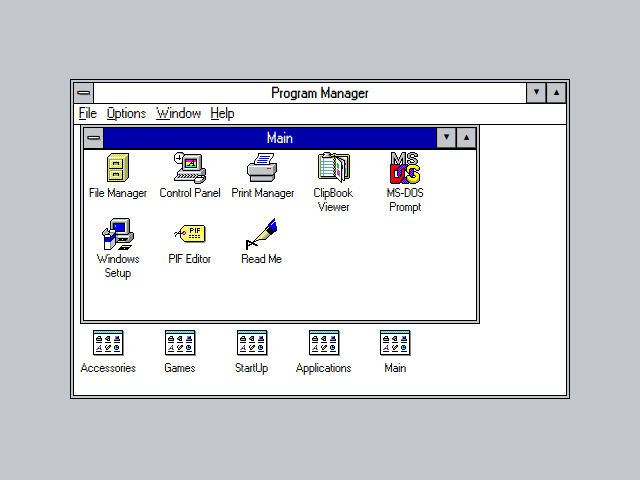 Windows 3.1 Simulator